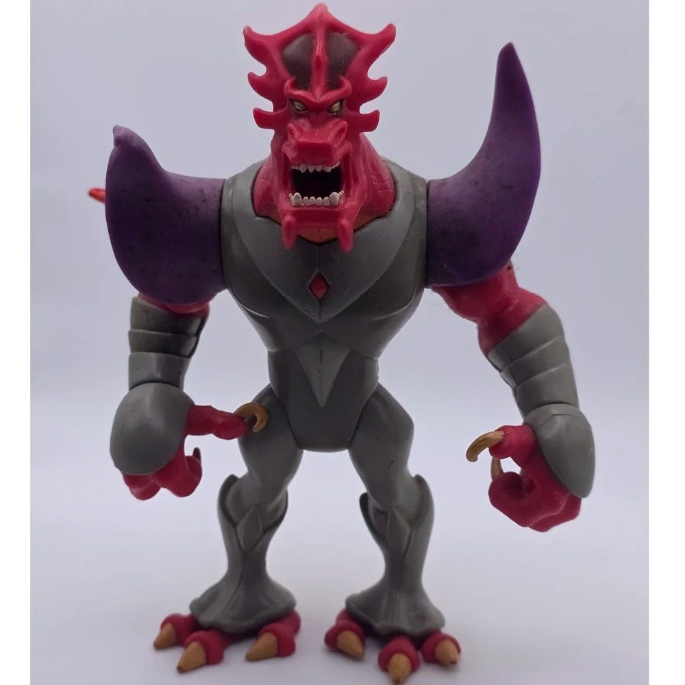 Mattel Mighty Ducks Lord Dragaunus Action Figure Red Purple Fair Cond. 1996